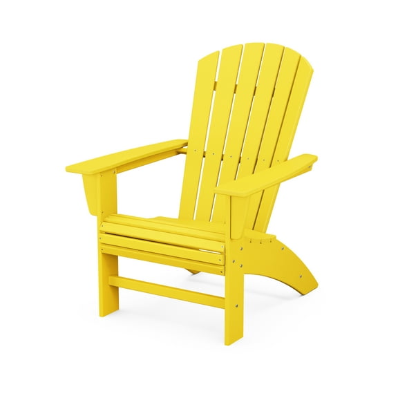 POLYWOOD High-density Polyethylene Adirondack Chairs, Lemon