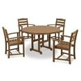 thumbnail image 1 of POLYWOOD La Casa Café 5-Piece Dining Set in Teak, 1 of 5