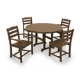 thumbnail image 1 of POLYWOOD La Casa Café 5-Piece Dining Set in Teak, 1 of 1