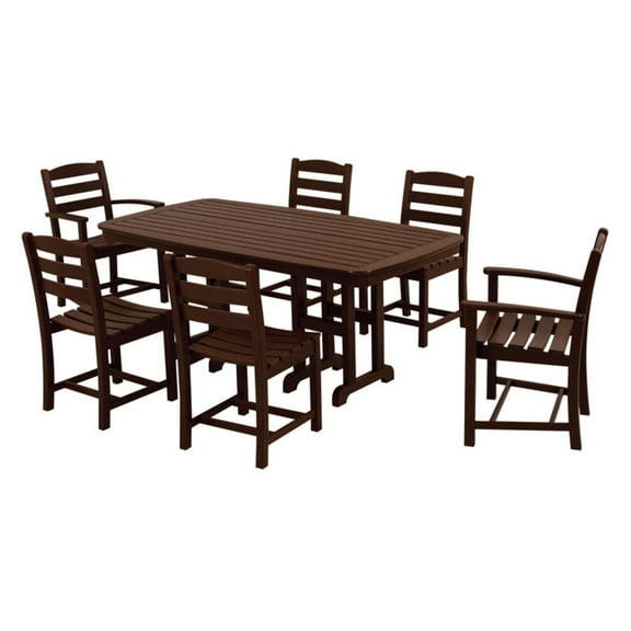 POLYWOOD La Casa Cafe Dining Set - Seats 6