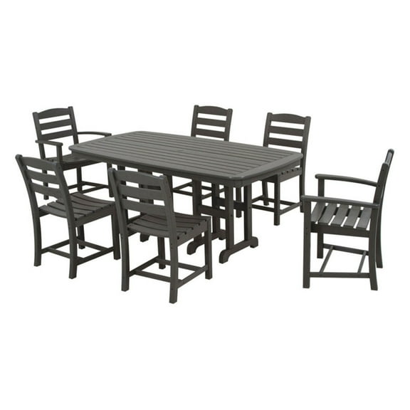 POLYWOOD La Casa Cafe Dining Set - Seats 6