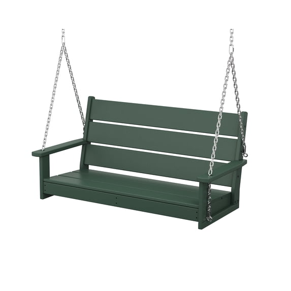 POLYWOOD Lakeside 48” Swing in Green