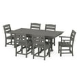 thumbnail image 1 of POLYWOOD Lakeside 7-Piece Farmhouse Dining Set in Slate Grey, 1 of 1