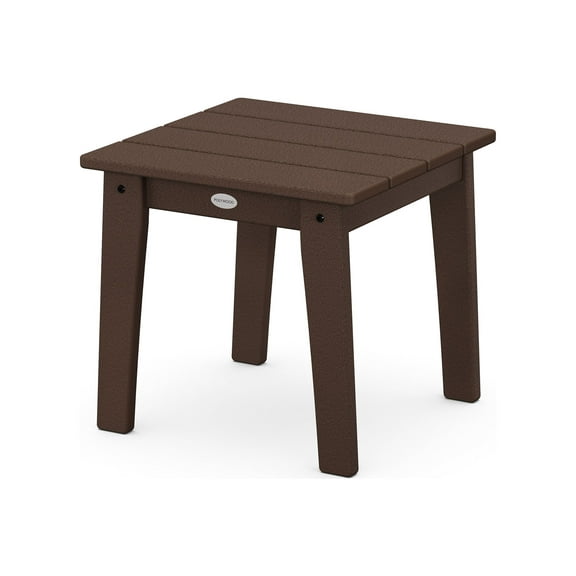 POLYWOOD Lakeside End Table in Mahogany