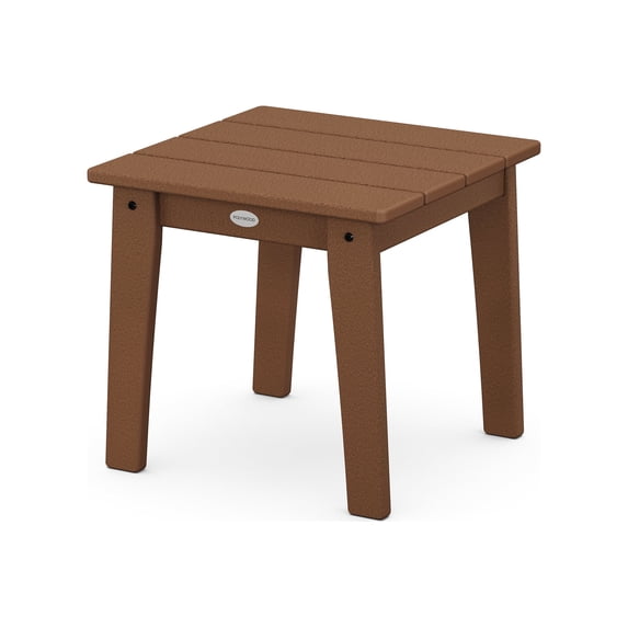 POLYWOOD Lakeside End Table in Teak