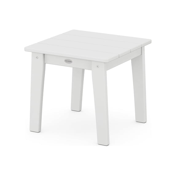 POLYWOOD Lakeside End Table in White