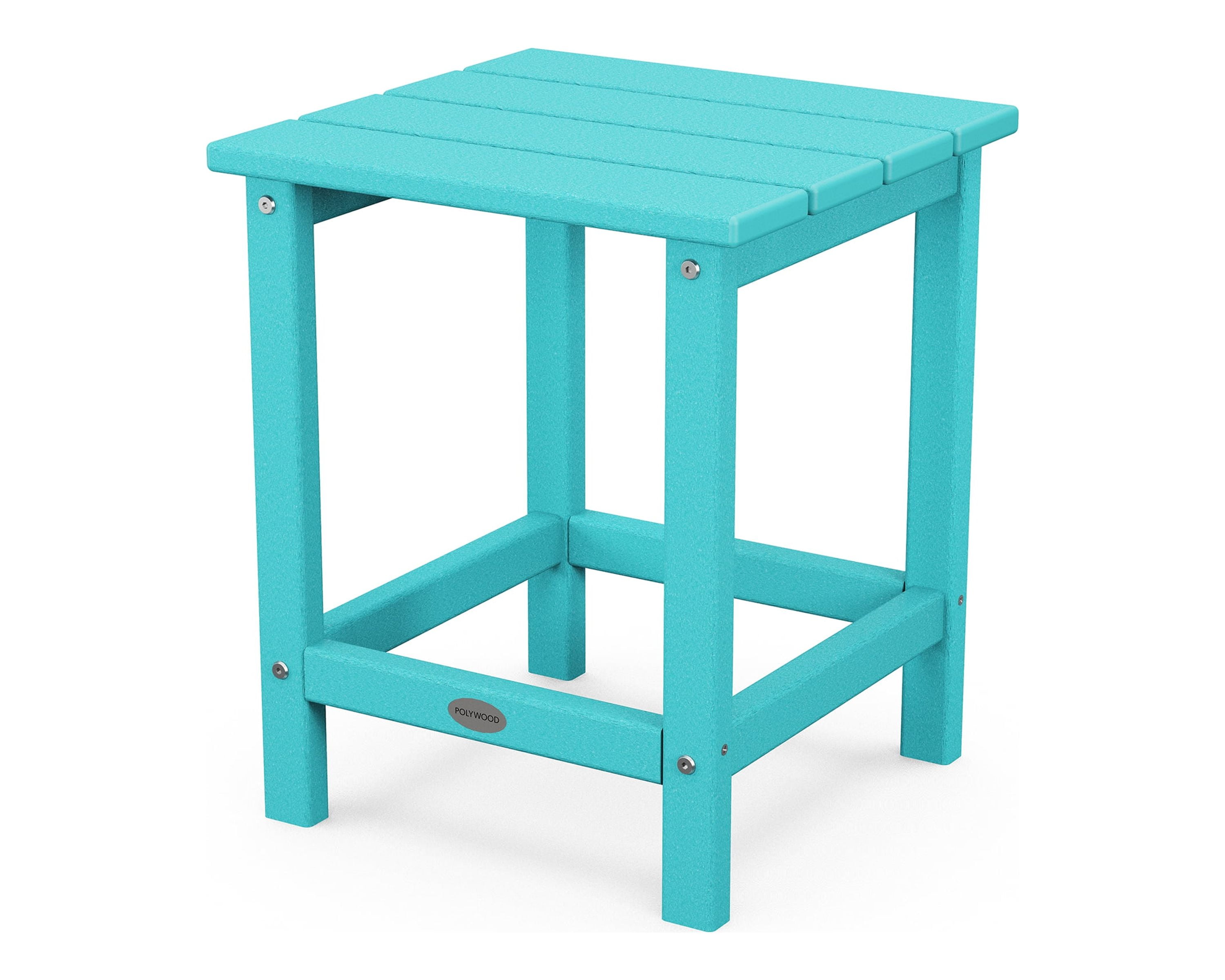 POLYWOOD Long Island 18" Side Table in Aruba