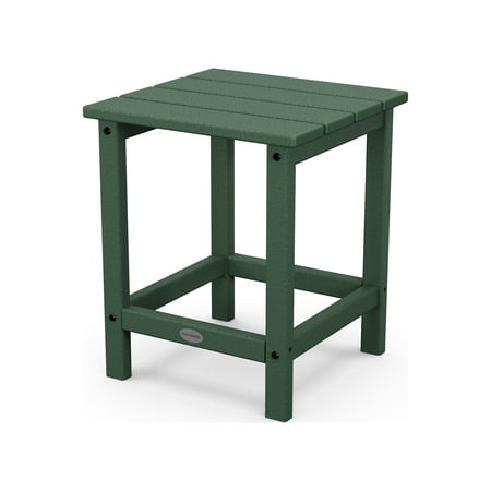 POLYWOOD Long Island 18" Side Table in Green