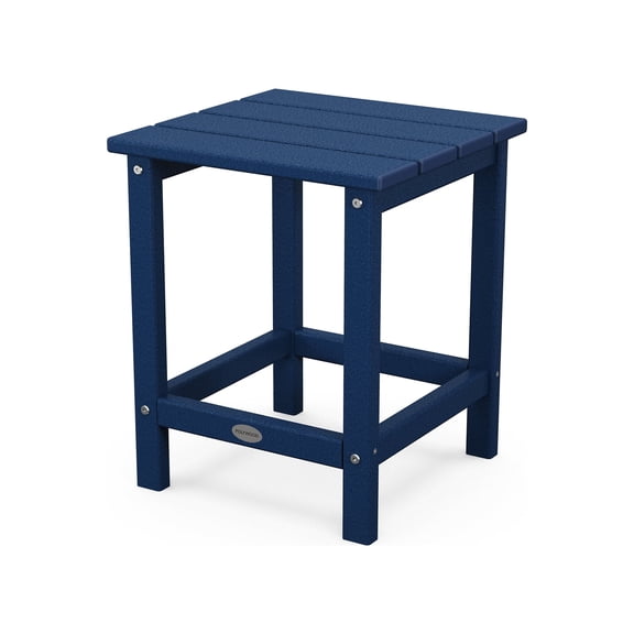 POLYWOOD Long Island 18" Side Table in Navy