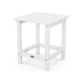 thumbnail image 1 of POLYWOOD Long Island 18" Side Table in White, 1 of 2