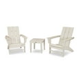 thumbnail image 1 of POLYWOOD Modern Adirondack 3-Piece Set in Sand, 1 of 2