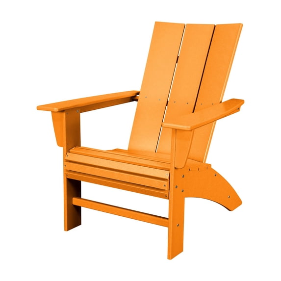 POLYWOOD Modern Curveback Adirondack Chair