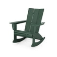 thumbnail image 1 of POLYWOOD Modern Curveback Adirondack Rocking Chair in Green, 1 of 1