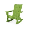 thumbnail image 1 of POLYWOOD Modern Curveback Adirondack Rocking Chair in Lime, 1 of 1
