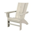 thumbnail image 1 of POLYWOOD Modern Curveback Outdoor Adirondack Chair in Sand, 1 of 2