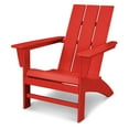 thumbnail image 1 of POLYWOOD Modern Outdoor Adirondack Chair in Sunset Red, 1 of 4