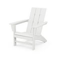 thumbnail image 1 of POLYWOOD Modern Outdoor Adirondack Chair in White, 1 of 8