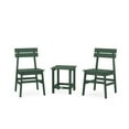 thumbnail image 1 of POLYWOOD® Modern Studio Plaza Chair 3-Piece Seating Set in Green, 1 of 1
