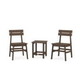 thumbnail image 1 of POLYWOOD® Modern Studio Plaza Chair 3-Piece Seating Set in Mahogany, 1 of 1