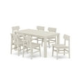thumbnail image 1 of POLYWOOD® Modern Studio Urban Chair 7-Piece Parsons Table Dining Set in Sand, 1 of 1