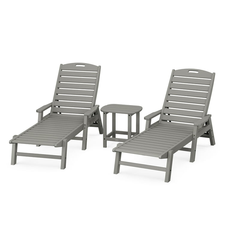 Polywood nautical chaise online lounge with arms