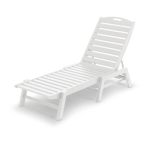 POLYWOOD Nautical Armless Chaise