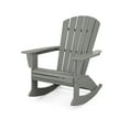 thumbnail image 1 of POLYWOOD Nautical Curveback Adirondack Rocking Chair in Slate Grey, 1 of 1