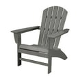 thumbnail image 1 of POLYWOOD Nautical Outdoor Adirondack Chair in Slate Grey, 1 of 2