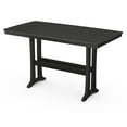 thumbnail image 1 of POLYWOOD Nautical Trestle 38" x 73" Bar Table in Black, 1 of 2