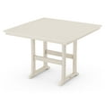 thumbnail image 1 of POLYWOOD Nautical Trestle 59" Bar Table in Sand, 1 of 2
