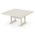 thumbnail image 1 of POLYWOOD Nautical Trestle 59" Dining Table in Sand, 1 of 2