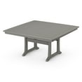 thumbnail image 1 of POLYWOOD Nautical Trestle 59" Dining Table in Slate Grey, 1 of 2