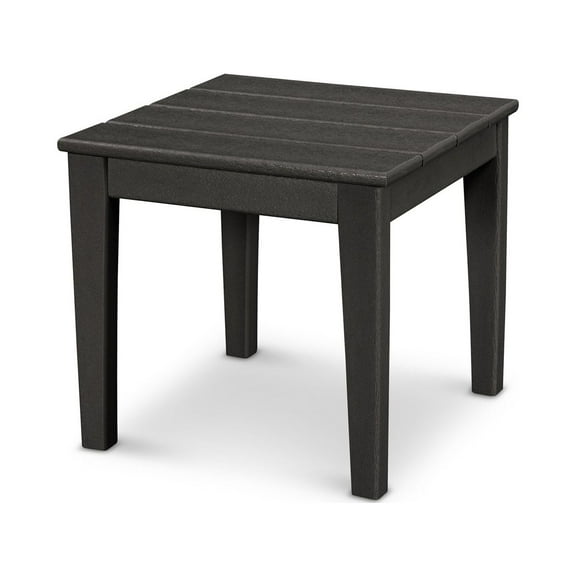 POLYWOOD Newport 18" End Table in Black