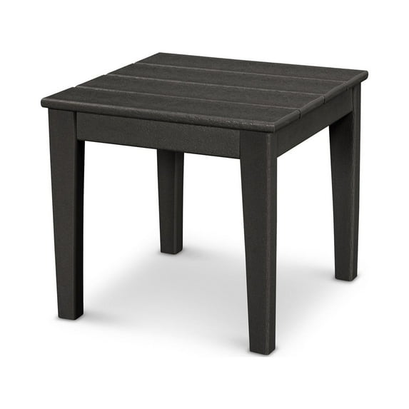 POLYWOOD Newport 18" End Table in Black