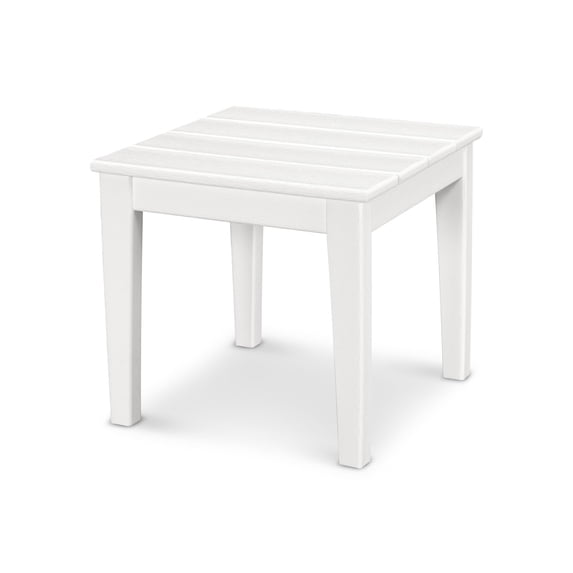 POLYWOOD Newport 18" End Table in White