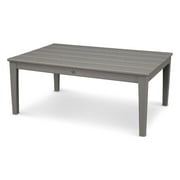 POLYWOOD Newport 28" x 42" Coffee Table in Slate Grey