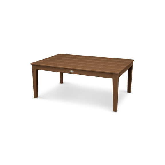 POLYWOOD Newport 28" x 42" Coffee Table in Teak