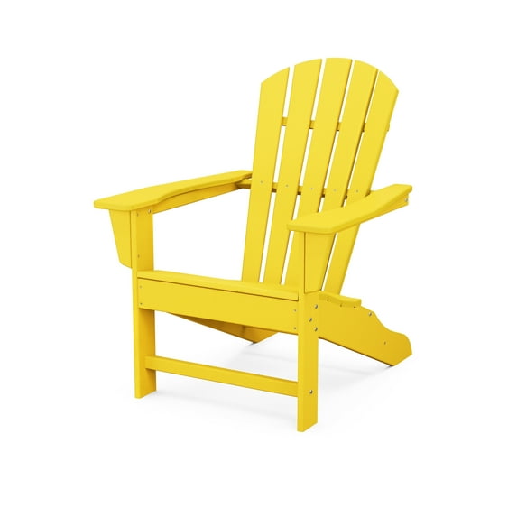 POLYWOOD Palm Coast Outdoor Adirondack in Lemon