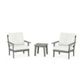 thumbnail image 1 of POLYWOOD® Prairie 3-Piece Deep Seating Set in Slate Grey / Natural Linen, 1 of 1