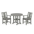 thumbnail image 1 of POLYWOOD® Prairie 3-Piece Farmhouse Dining Set in Slate Grey, 1 of 1