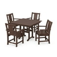 thumbnail image 1 of POLYWOOD® Prairie 5-Piece Farmhouse Dining Set in Mahogany, 1 of 1