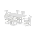 thumbnail image 1 of POLYWOOD Prairie 7-Piece Farmhouse Dining Set in White, 1 of 1