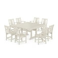 thumbnail image 1 of POLYWOOD® Prairie 9-Piece Square Farmhouse Dining Set with Trestle Legs in Sand, 1 of 1
