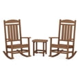 thumbnail image 1 of POLYWOOD Presidential Rocker 3-Piece Set in Teak, 1 of 4