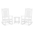 thumbnail image 1 of POLYWOOD Presidential Rocker 3-Piece Set in White, 1 of 2