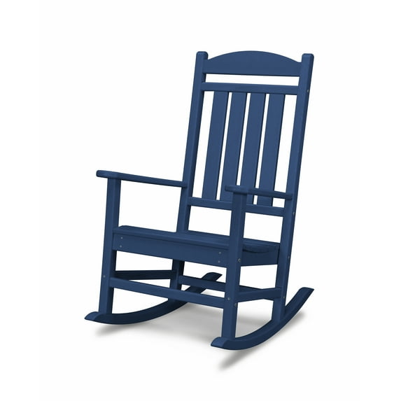 POLYWOOD Presidential Rocking Chair in Navy