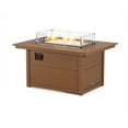 thumbnail image 1 of POLYWOOD® Rectangle 34" X 46" Fire Pit Table in Mahogany, 1 of 1