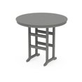 thumbnail image 1 of POLYWOOD® 48" Round Farmhouse Bar Table in Slate Grey, 1 of 3