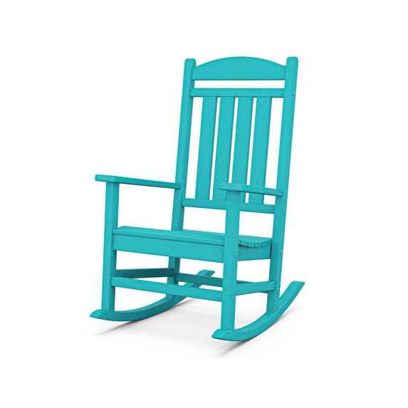 POLYWOOD Rocker Comfortably Contoured Seat Rocking Chair Aruba
