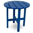 thumbnail image 1 of POLYWOOD Round 18" Side Table in Pacific Blue, 1 of 10